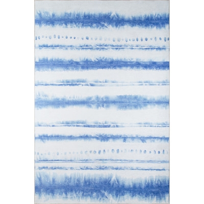 Sand and Surf Blue/White Area Rug - Image 0