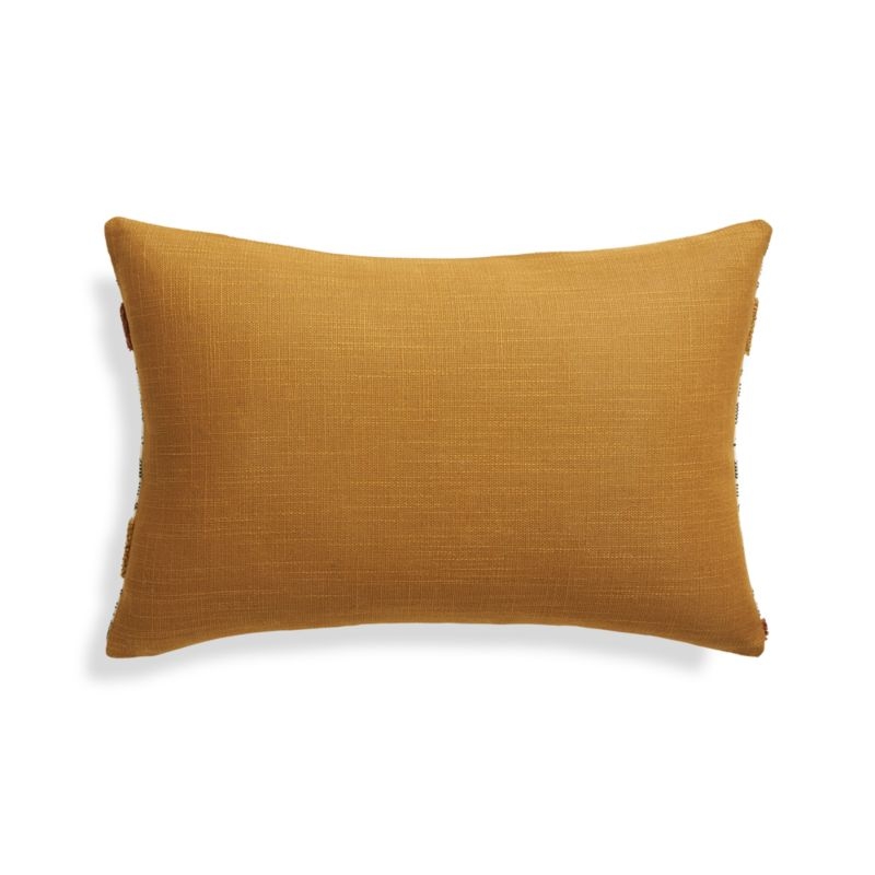Reims Stripe Pillow with Feather-Down Insert 18"x12" - Image 4