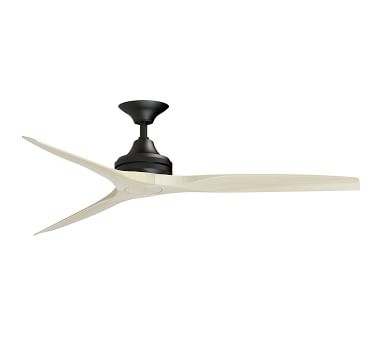 60" Spitfire Indoor/Outdoor Ceiling Fan, Black Motor with Black Blades - Image 3