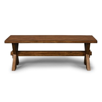 Milford Trestle Dining Bench By Canora Grey - Image 0