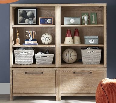 Charlie Bookcase Tower, Smoked Gray, Unlimited Flat Rate Delivery - Image 3