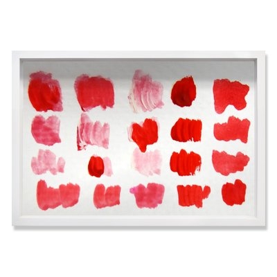 'That Shade of Red' Framed Graphic Art - Image 0
