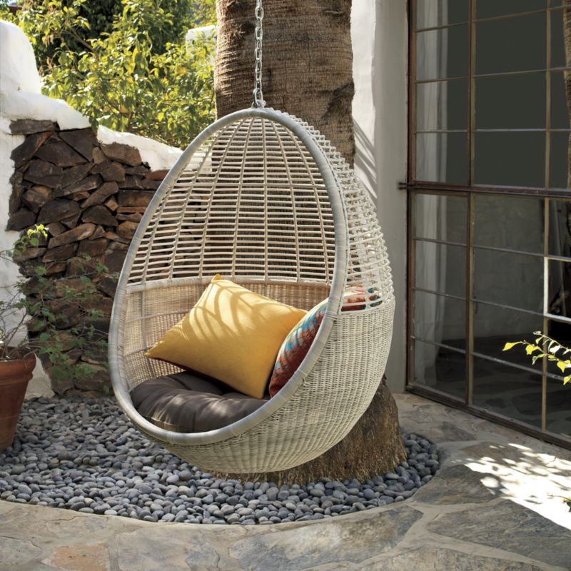 Pod Hanging Outdoor Chair Cushion - Image 4