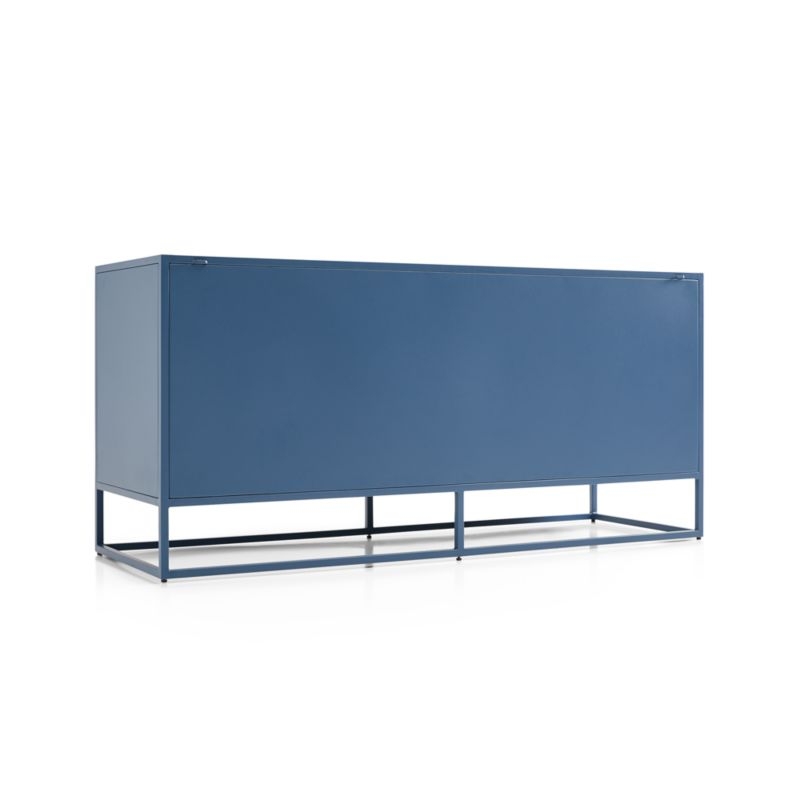 Casement Blue Large Metal Sideboard - Image 5
