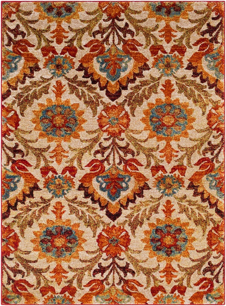 Serapi Red Indoor 9' x 12'6" Machine Woven Rug - Image 0