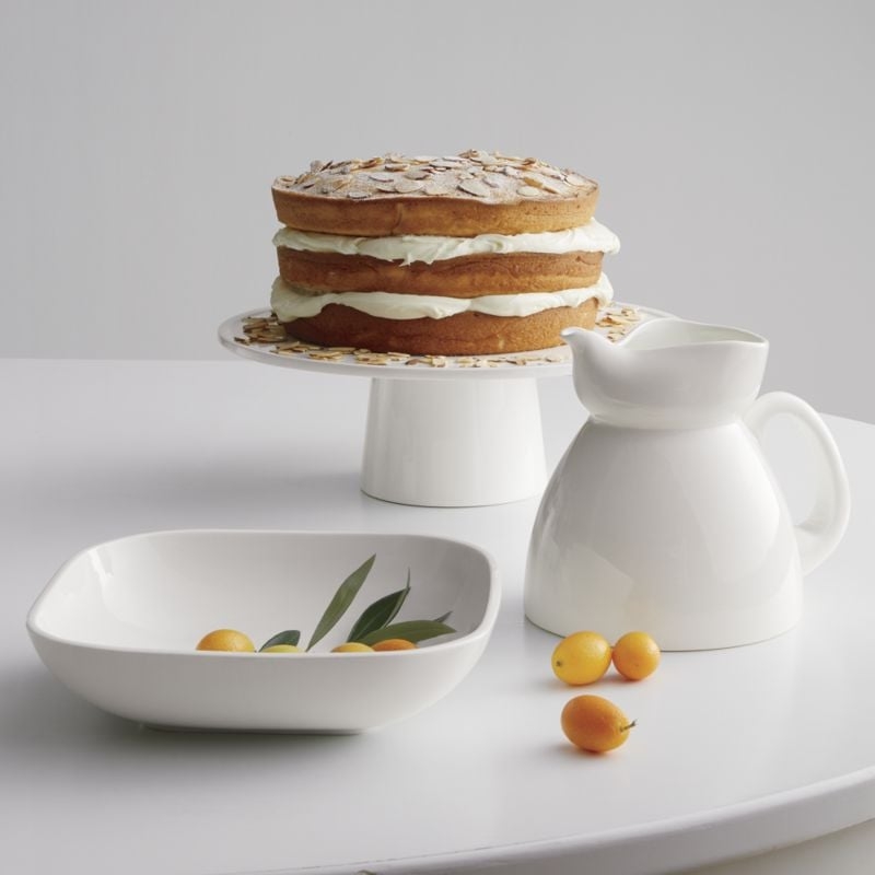 Aspen Porcelain Pedestal Cake Stand - Image 2