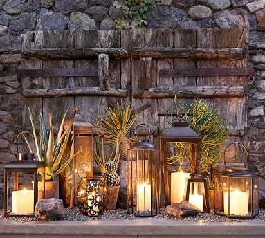 Premium Flicker Flameless Outdoor Candle, Ivory, 6" x 14" - Image 4