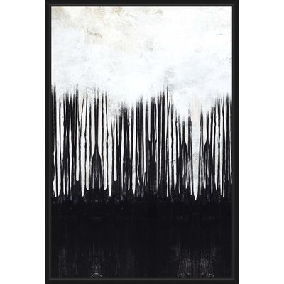 'White Mist' Framed Print on Canvas - Image 0