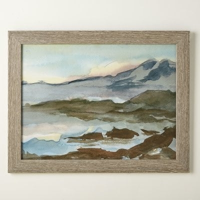 'Landscape Watercolor' Picture Frame Painting - Image 0