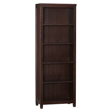 Beadboard Tall Bookcase, Dark Espresso - Image 0