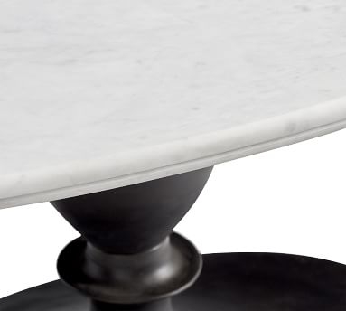 Chapman Marble Oval Dining Table - Image 3