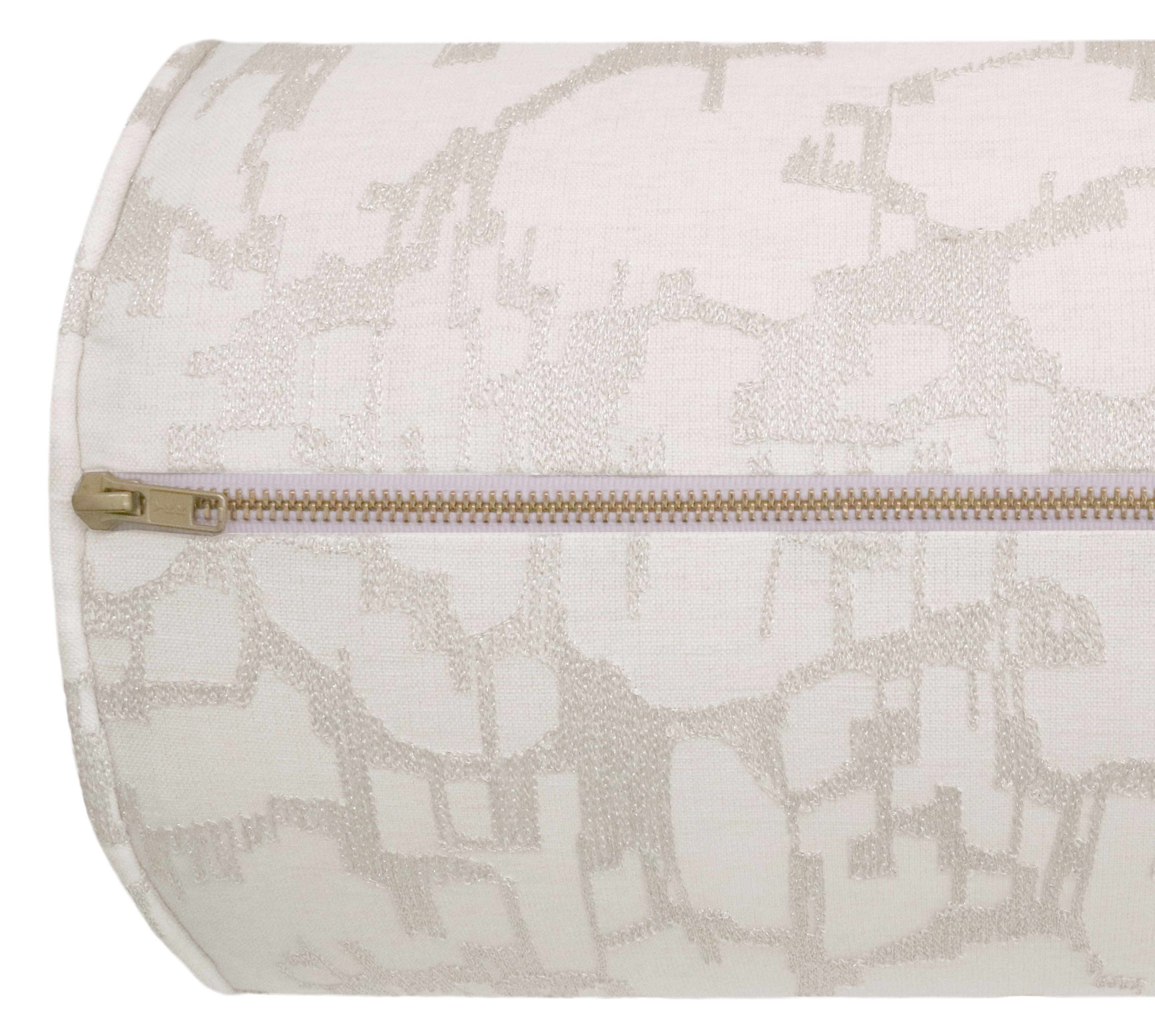 THE BOLSTER :: PASTICHE LINEN // ALABASTER - KING // 9" X 48" - Image 3