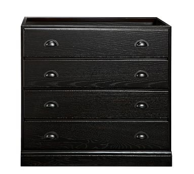 Printer's Double 2-Drawer Lateral File Cabinet, Artisanal Black stain - Image 0