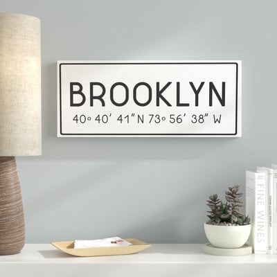 'Brooklyn' Textual Art - Image 0