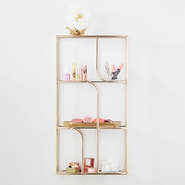 Benefit Gorgeous Glass Shelves, Gold, Set of 2 - Image 5