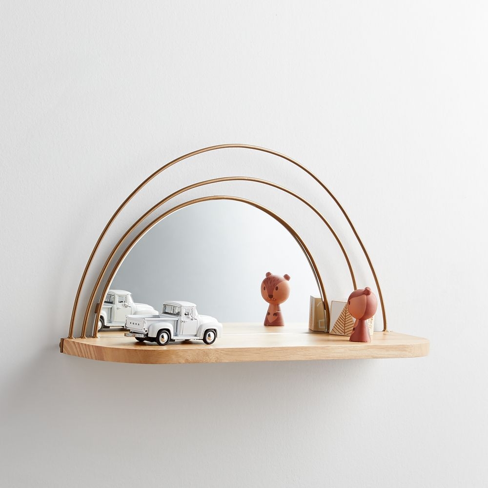 Wall Shelf and Mirror - Image 0