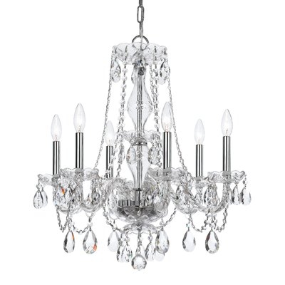 Catchings 6-Light Crystal Chandelier - Image 0
