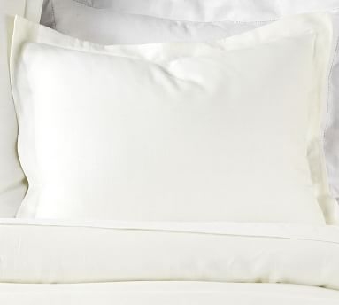 Libeco Belgian Linen Duvet Cover, Full/Queen, White - Image 2