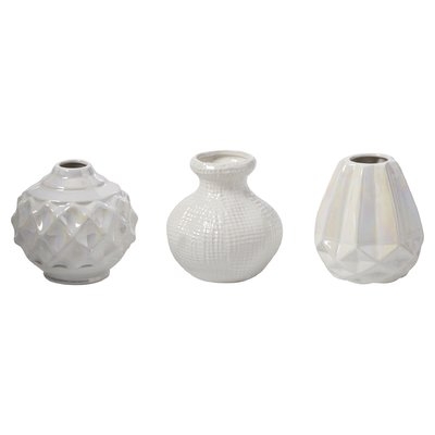 3 Piece Ceramic Vase Set - Image 0
