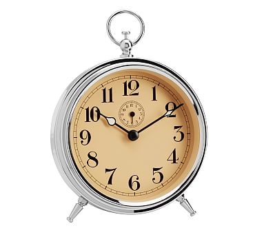 Charleston Vintage Alarm Clock - Silver - Image 0