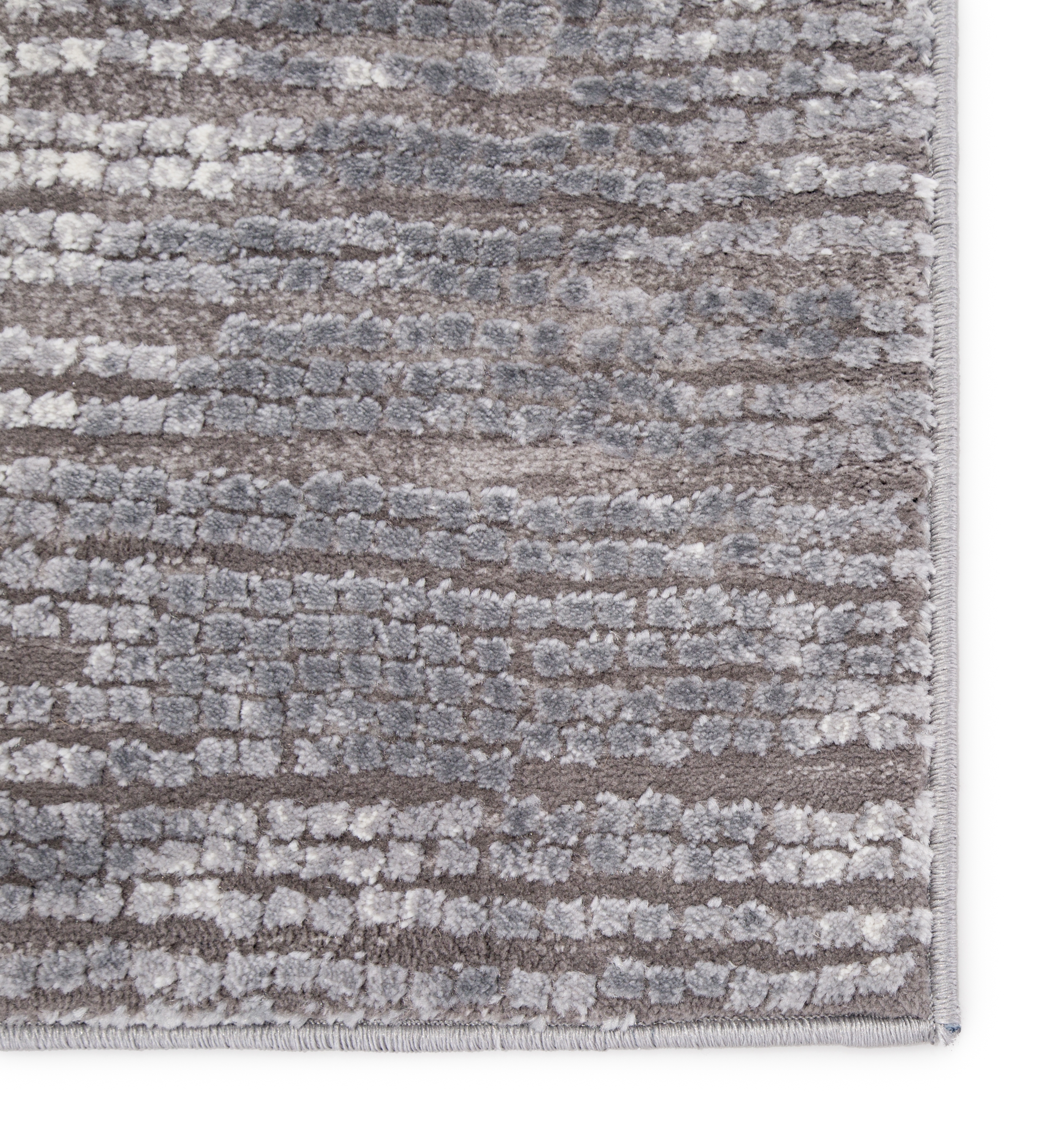 Violen Abstract Gray/ White Area Rug (7'10"X10'2") - Image 3
