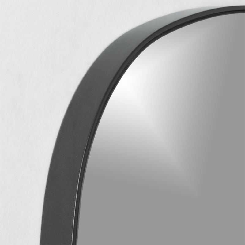 Infinity Black Oblong Wall Mirror 23"x37" - Image 1