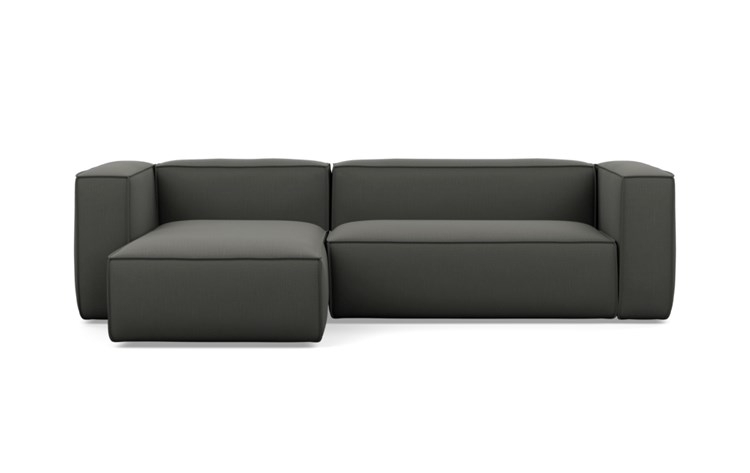 Gray Sectionals with Charcoal Fabric - Image 0