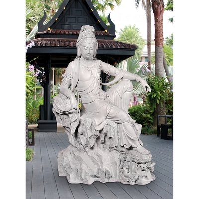 Guan Yin Chinese Goddess of Mercy Sculpture - Image 0