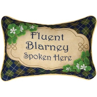 Irish Luck Word Lumbar Pillow - Image 0