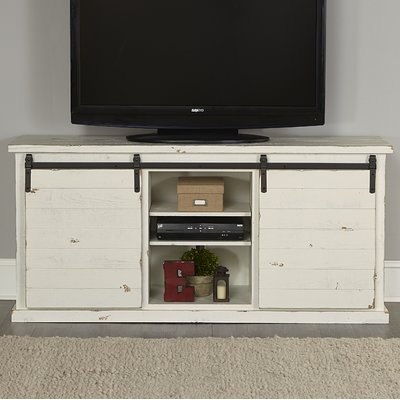 Laursen Solid Wood TV Stand for TVs up to 75" - Image 0
