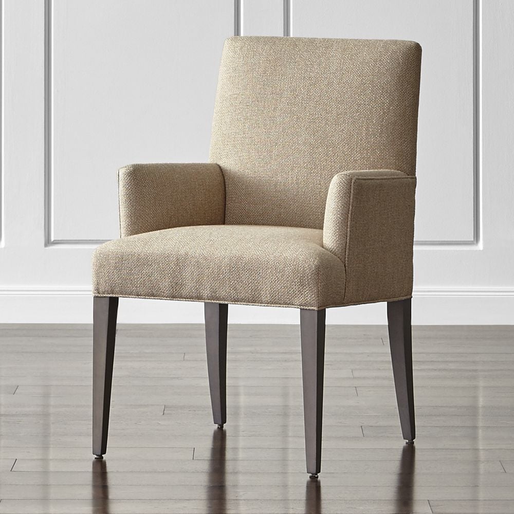 Miles Upholstered Dining Arm Chair - Image 0