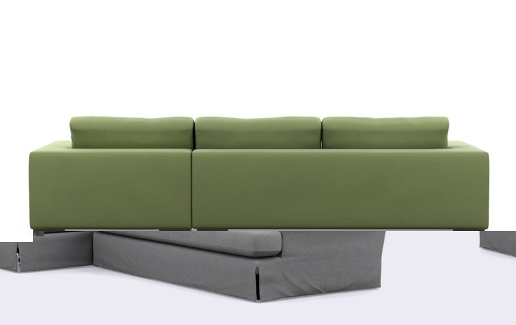 Maxwell Slipcovered Sectional Sofa with Left Chaise by Apartment Therapy - Image 4