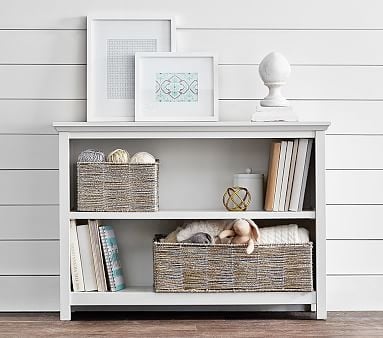 Cameron 2-Shelf Bookcase, Simply White - Image 1