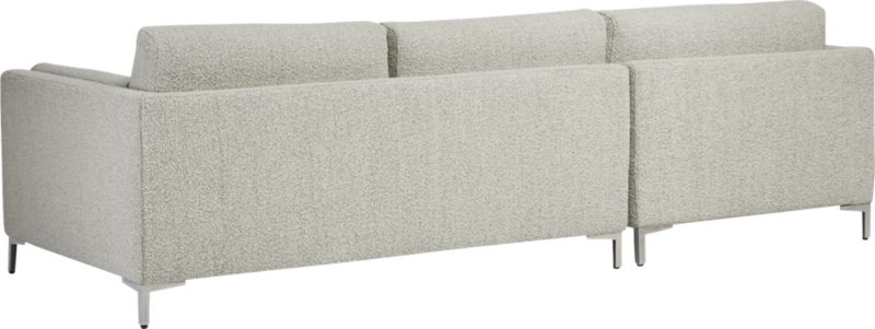 District 2-Piece Grey Sectional Sofa - Image 3