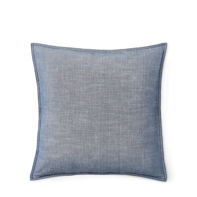 Juliet Chambray Cotton Throw Pillow - Image 0