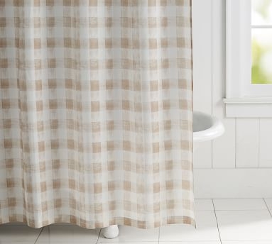 Del Mar Shower Curtain, 72", Gray - Image 3