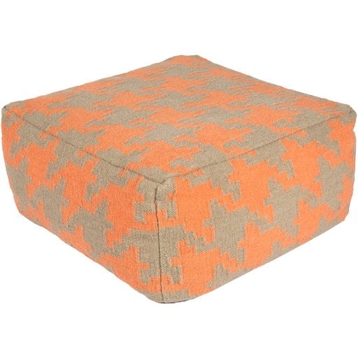 Surya Poufs 24 x 24 x 13 Pouf - Image 1
