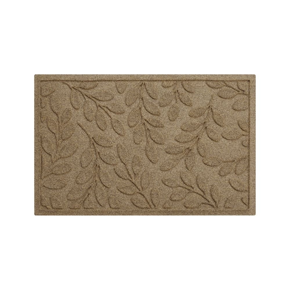 Thirsty Leaves Flax Doormat 22"x34" - Image 0