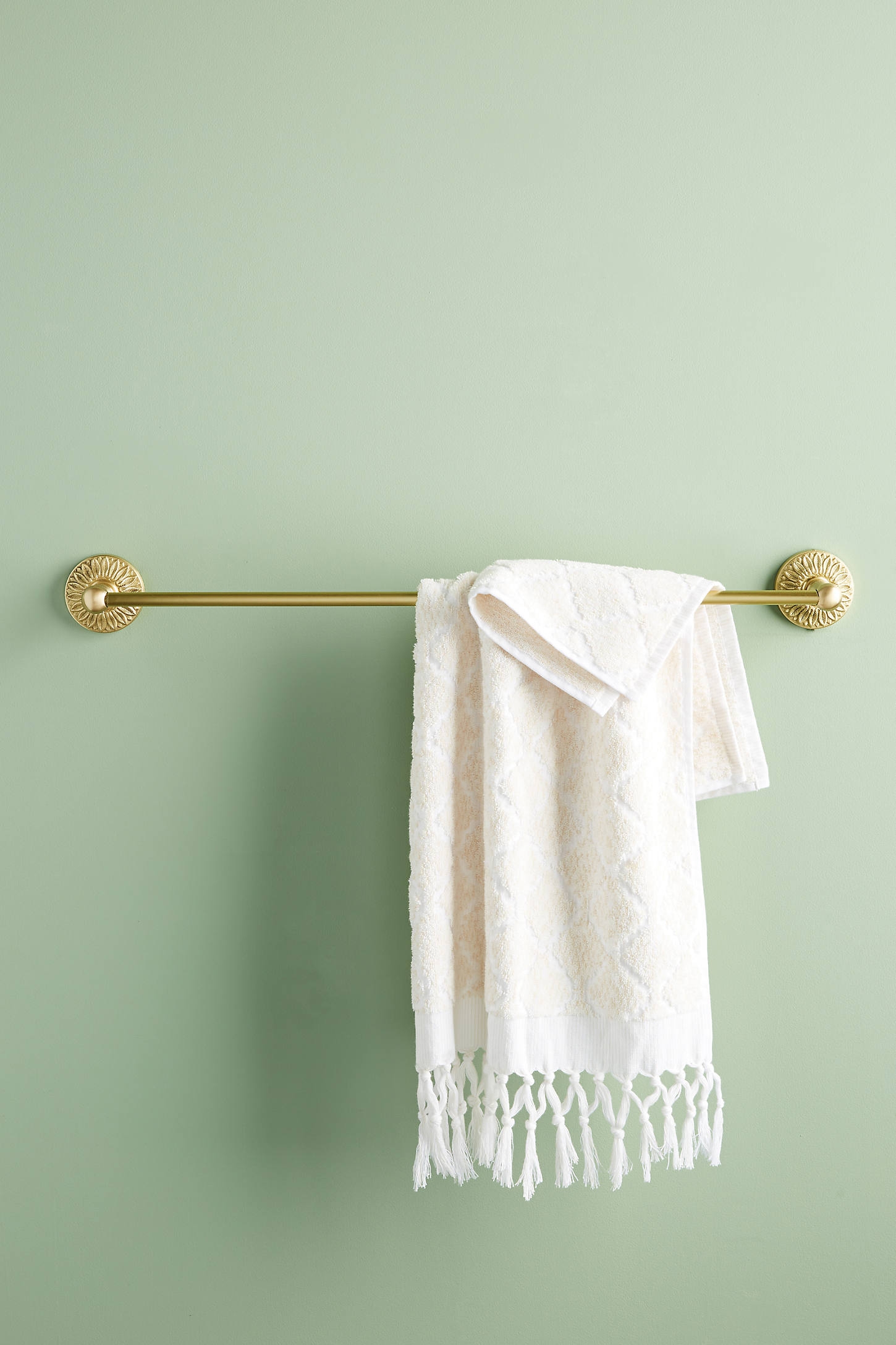 Floral Imprint Towel Bar - Image 0