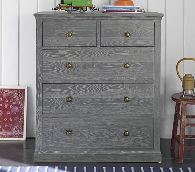 Charlie Drawer Chest, Weathered Navy, In-Home Delivery - Image 2