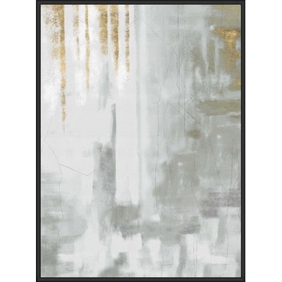 'Watercolor Texture' Framed Graphic Art Print on Canvas - Image 0