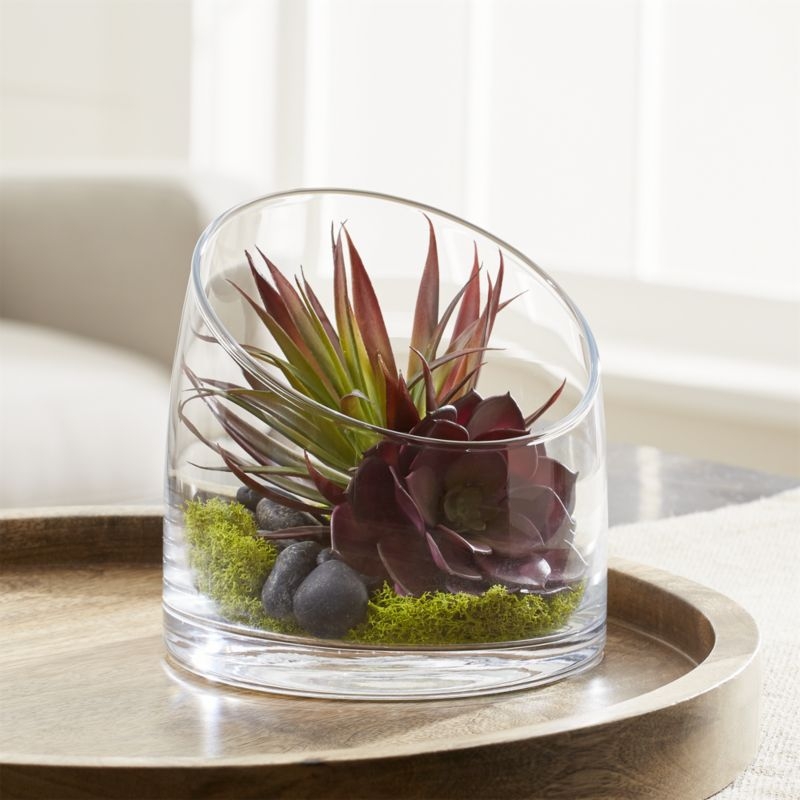 Slant Glass Vase 4" - Image 7