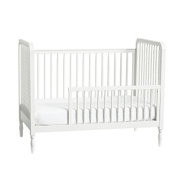 Elsie 2-in-1 Spindle Toddler Bed Conversion Kit Only, Simply White, In-Home Delivery - Image 0
