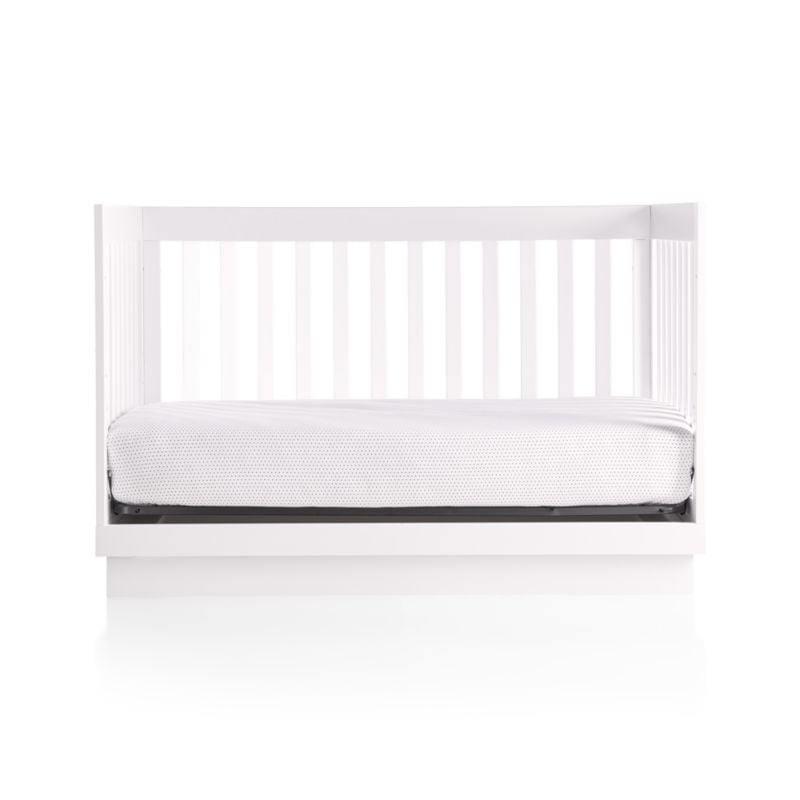 Babyletto Harlow Acrylic and White 3-in-1 Convertible Crib - Image 7