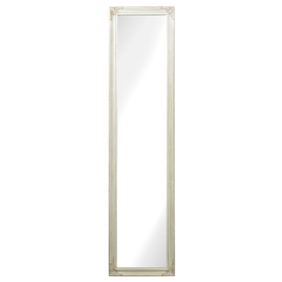 Kahl Antique White Floor Mirror - Image 0