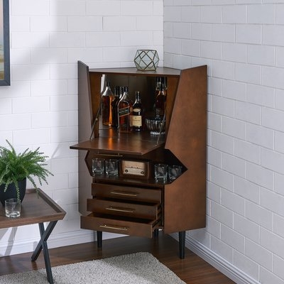 Hester Corner Bar Cabinet - Image 1