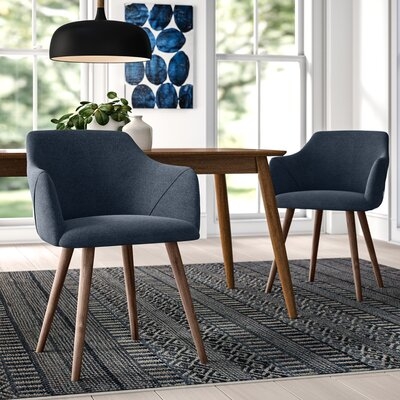 Brie Solid Wood Upholstered Dining Chair (set of 2) - Image 0