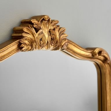 Ornate Filigree Mirrors, Brass - Image 4