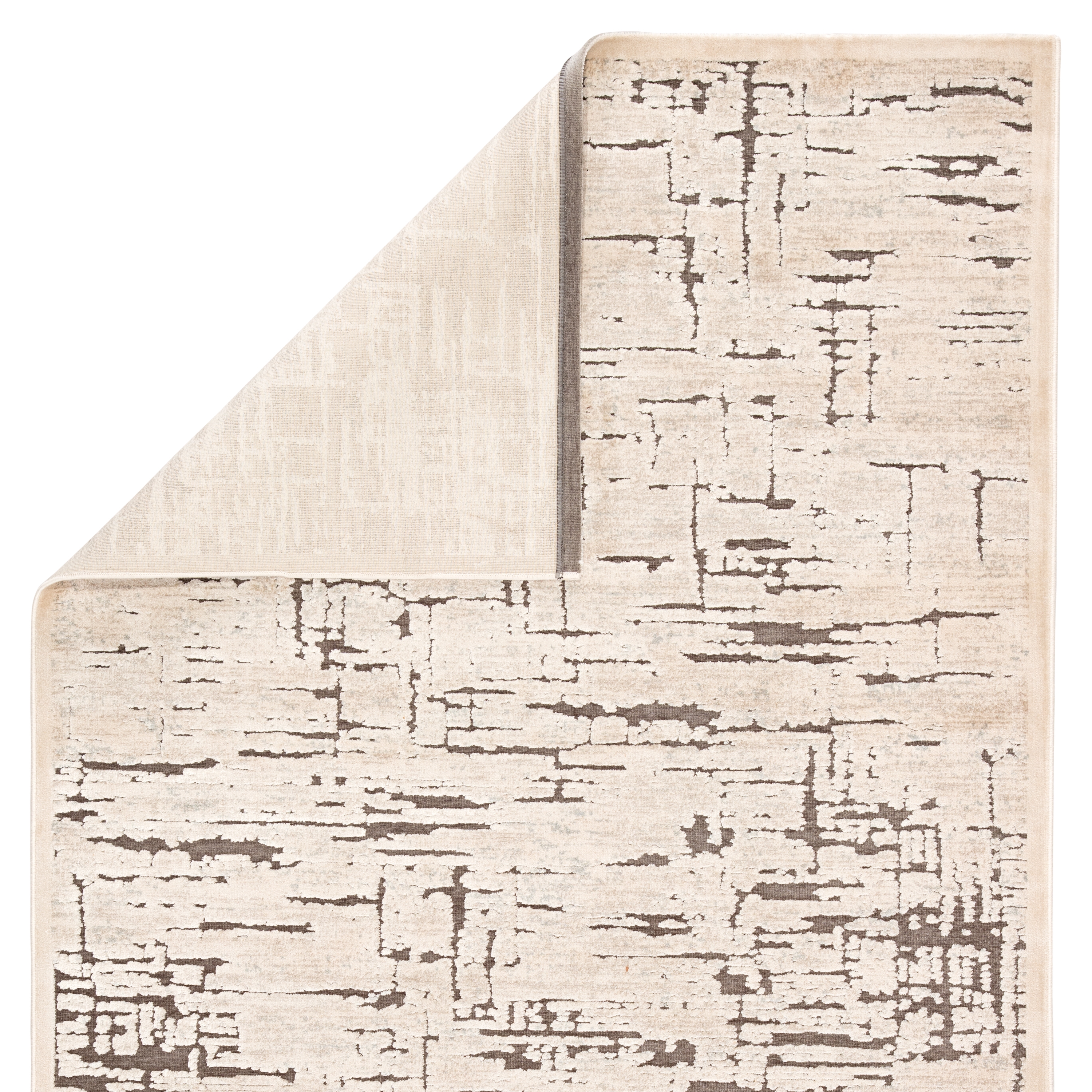 Yesemia Abstract Beige/ Brown Runner Rug (2'6"X8') - Image 2