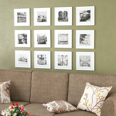12 Piece Noland Matted Picture Frame Set - Image 0